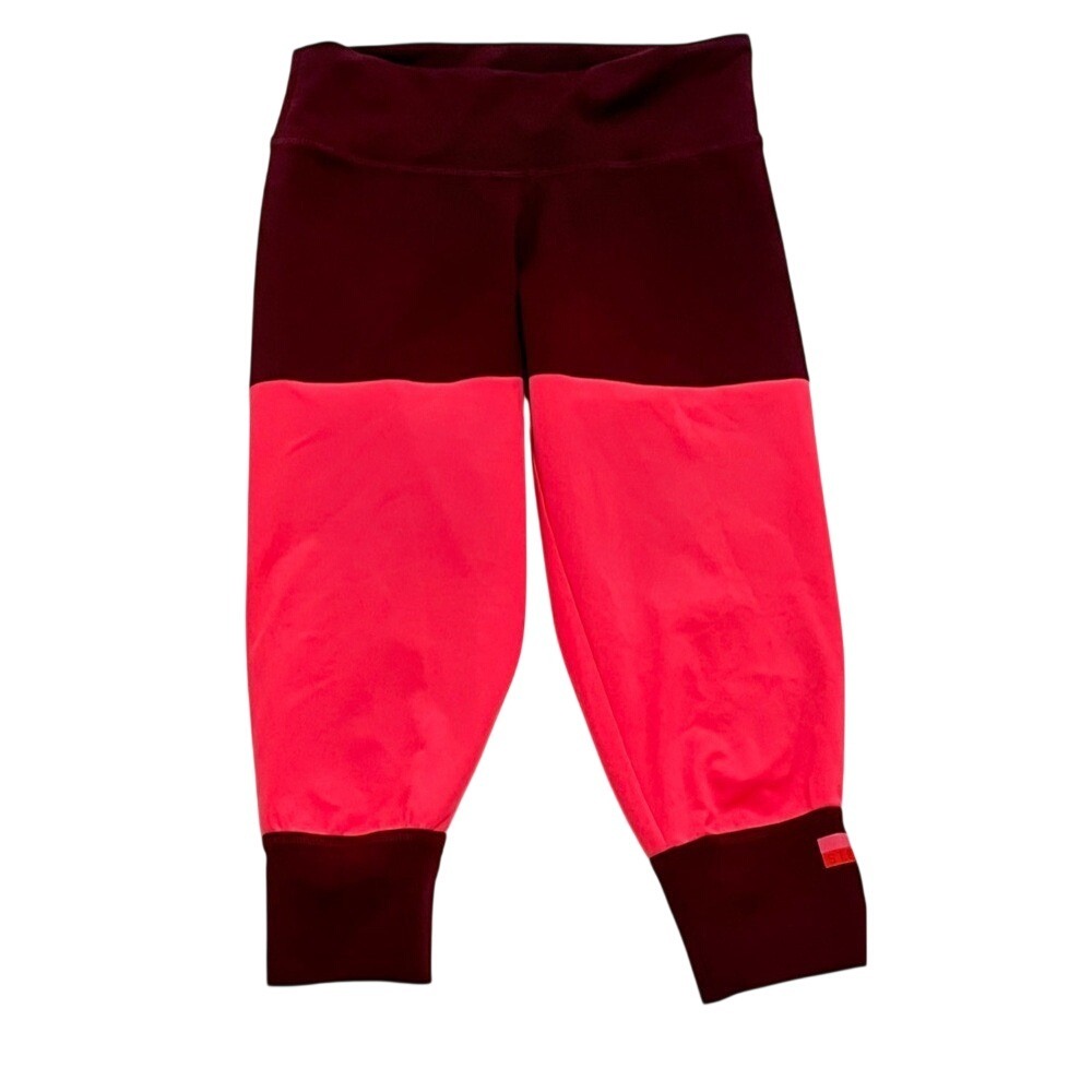 Adidas X Stella McCartney Stellasport womens leggings retro colorblock pink XS
